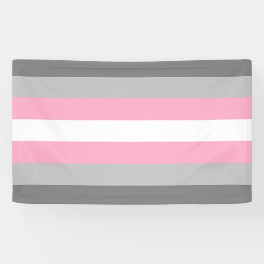 DemiGirl Flag Spandoek (Horizontaal)
