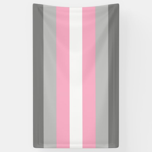DemiGirl Flag Spandoek (Verticaal)