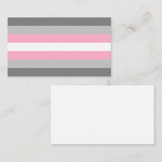 DemiGirl Flag Visitekaartje (Voorkant / Achterkant)
