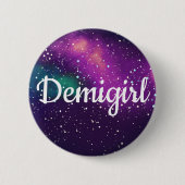 Demigirl  Galaxy Identity Ronde Button 5,7 Cm (Voorkant)