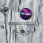 Demigirl  Galaxy Identity Ronde Button 5,7 Cm (In situ)