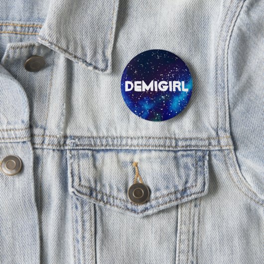 Demigirl  Galaxy Identity Ronde Button 5,7 Cm (In situ)