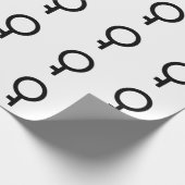 Demigirl-gendersymbool Cadeaupapier (Hoek)