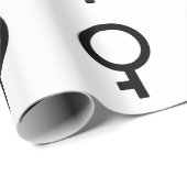 Demigirl-gendersymbool Cadeaupapier (Rol Hoek)