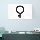 Demigirl-gendersymbool Spandoek (Beurs)