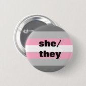 Demigirl Pin Ronde Button 5,7 Cm (Voorkant /achterkant)