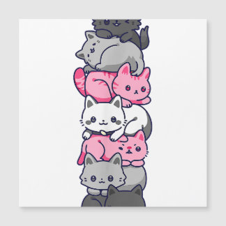 Demigirl Pride Cat LGBT Demi Girl Flag Cute Kawaii