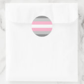 Demigirl Pride Flag Ronde Sticker (Tas)