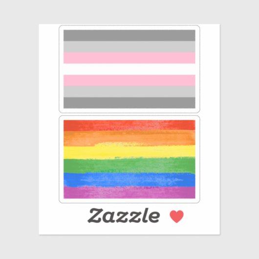 Demigirl Pride Sticker (Vel)