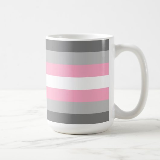 Demigirl Pride Vlag Koffiemok (Rechts)