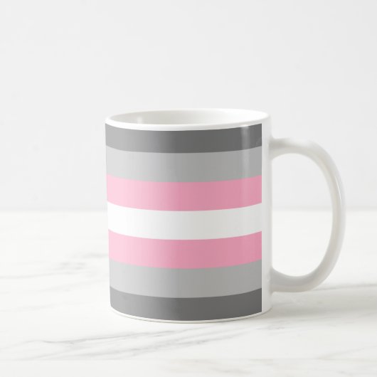 Demigirl Pride Vlag Koffiemok (Rechts)