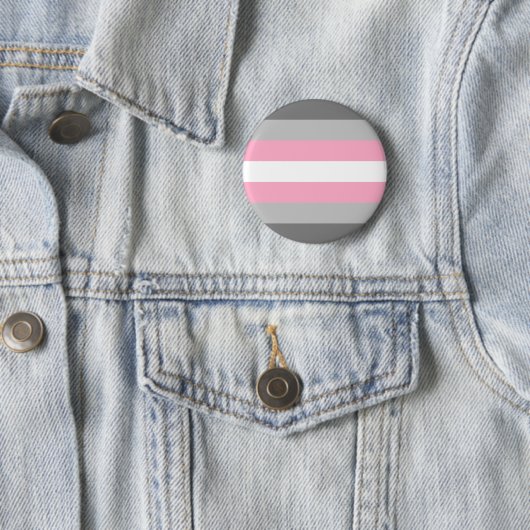 Demigirl Pride Vlag LGBT Pride Ronde Button 5,7 Cm (In situ)