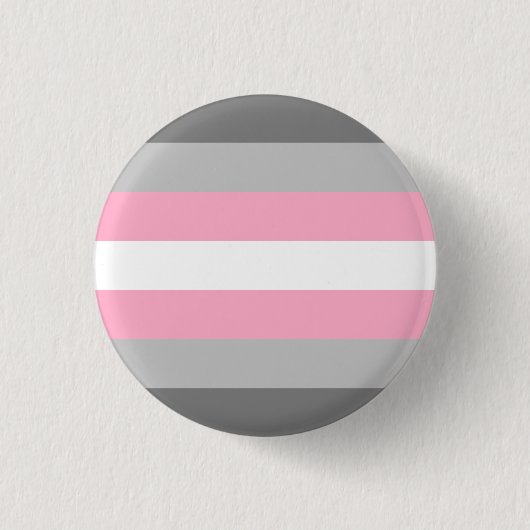 Demigirl Pride Vlag Ronde Button 3,2 Cm (Voorkant)