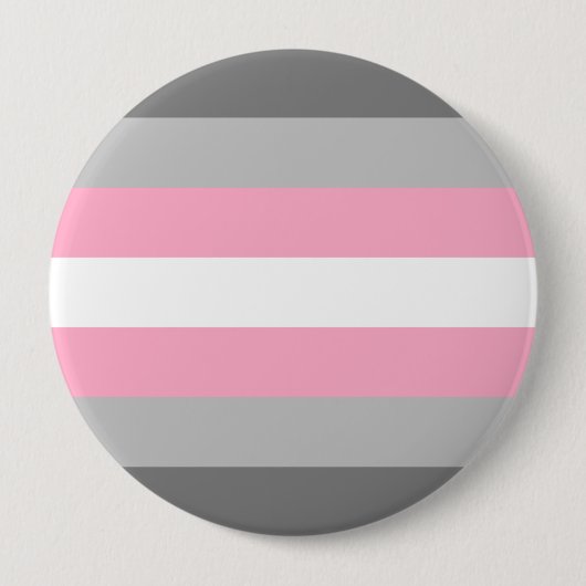 Demigirl Pride Vlag Ronde Button 4,0 Cm (Voorkant)