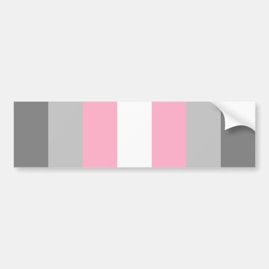 Demigirl trots bumpersticker (Voorkant)