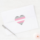 Demigirl trots hart sticker (Envelop)