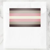 Demigirl trots rechthoekige sticker (Tas)