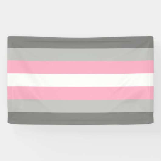 Demigirl trots spandoek (Horizontaal)