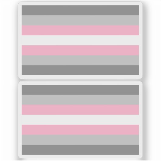 Demigirl trots sticker (Voorkant)