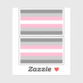 Demigirl trots sticker (Vel)