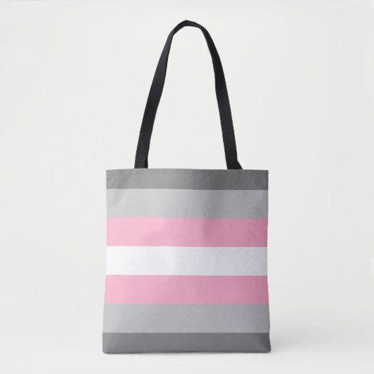 Demigirl trots tote bag (Voorkant)