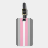Demigirl Vlag gepersonaliseerd Bagagelabel (Voorkant verticaal)