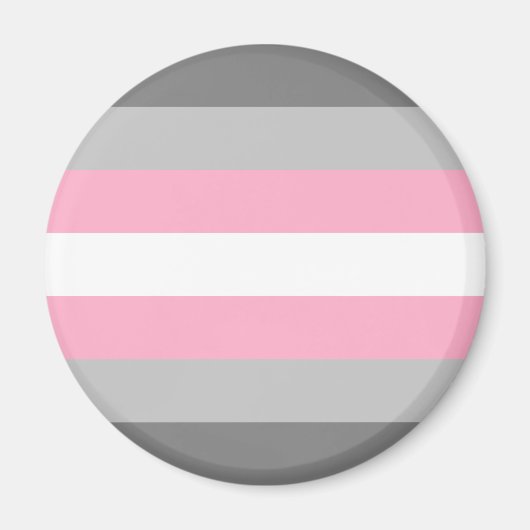 Demigirl Vlag LGBT Magneet (Voorkant)