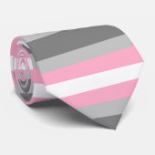 DemiGirl-vlag Stropdas (Opgerold)