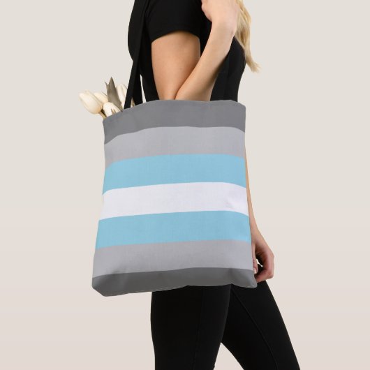 Demiguy Flag LGBT Canvas tas (Dichtbij)
