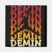 Demin Amazing Basketball Inspire Fan Tank Top_3  Magneet (Voorkant)