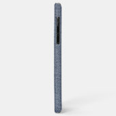 *~* Demin and Black Lace Girly Romantic Case-Mate iPhone Case (Achterkant/links)