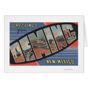 Deming, New Mexico - Grote Letter-scènes