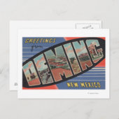 Deming, New Mexico - Grote Letter-scènes Briefkaart (Voorkant / Achterkant)