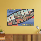 Deming, New Mexico - Grote Letter-scènes Canvas Afdruk (Insitu (Woonkamer))