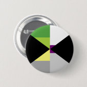 Demiromantische Demisexual Pin Ronde Button 5,7 Cm (Voorkant /achterkant)