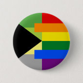 Demiromantische Homoseksuele Pin Ronde Button 5,7 Cm (Voorkant)