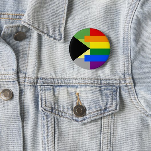 Demiromantische Homoseksuele Pin Ronde Button 5,7 Cm (In situ)