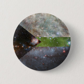 Demiromantische nebulaplingspeld ronde button 5,7 cm