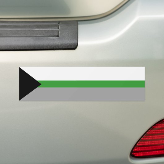Demiromantische Pride Car Magnet Bumpersticker (Op auto)