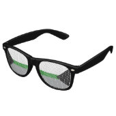 Demiromantische Pride Flag Zonnebril (Gekanteld)