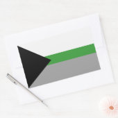 Demiromantische Pride Rechthoekige Sticker (Envelop)