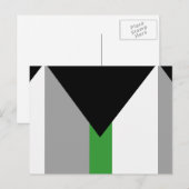 Demiromantische Pride-vlag Briefkaart (Voorkant / Achterkant)