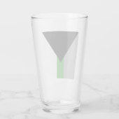 Demiromantische Pride-vlag Glas (Achterkant)