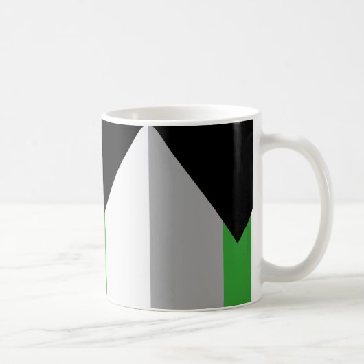 Demiromantische Pride-vlag Koffiemok (Rechts)
