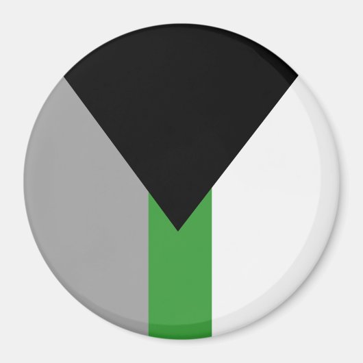 Demiromantische Pride-vlag Magneet (Voorkant)