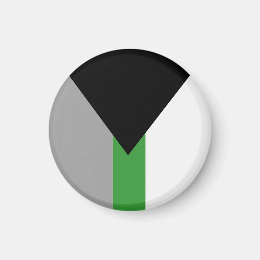Demiromantische Pride-vlag Magneet (Voorkant)