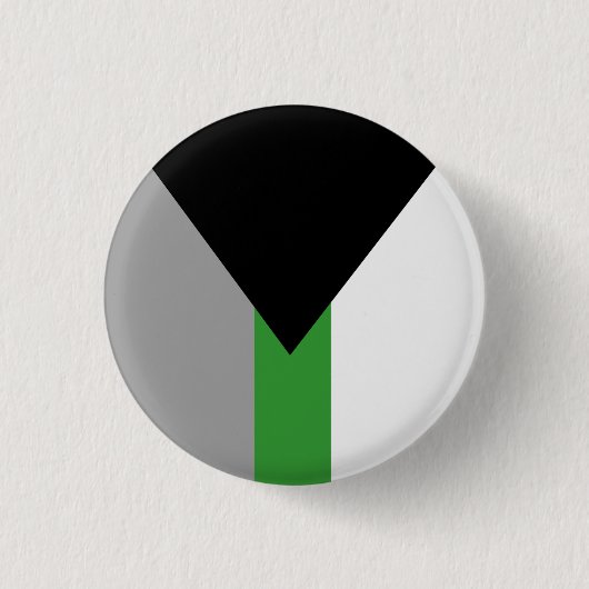 Demiromantische Pride-vlag Ronde Button 3,2 Cm (Voorkant)