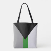 Demiromantische Pride-vlag Tote Bag (Achterkant)