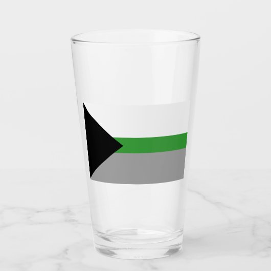 Demiromantische trots glas (Voorkant)