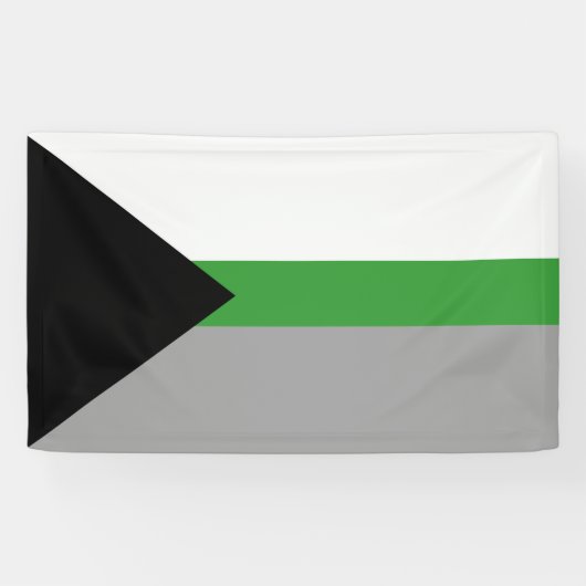 Demiromantische trots spandoek (Horizontaal)